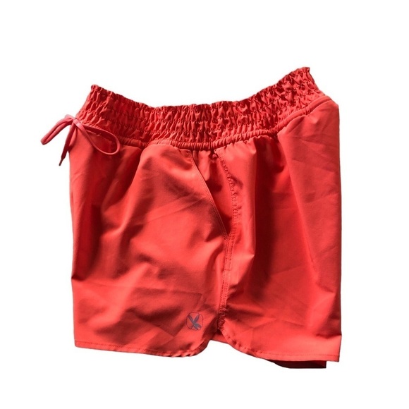Carve Designs Bali Shorts XL Pull-On Drawstring Orange Athleisure Sporty Yoga - Picture 4 of 10